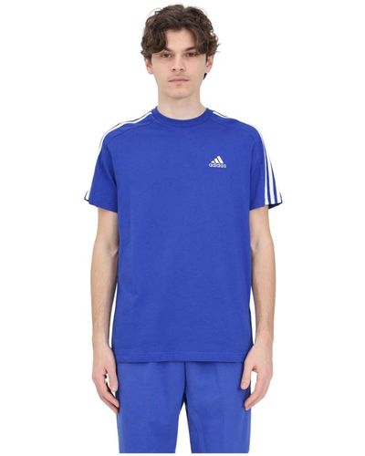 adidas Performance t-shirt essentials 3-streifen - Blau