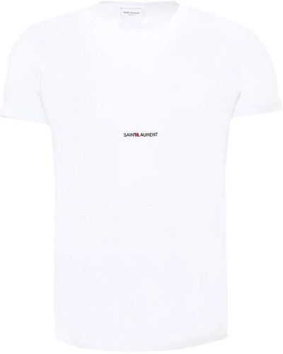 Saint Laurent T-Shirts - White