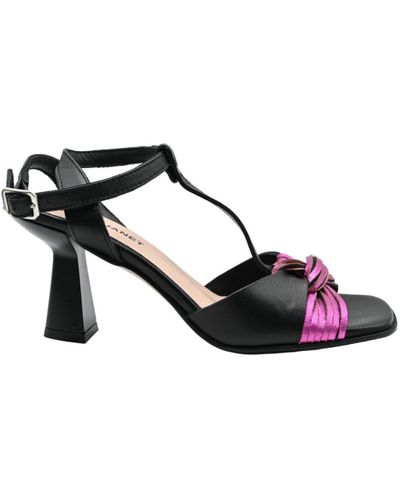 Janet & Janet Shoes > sandals > high heel sandals - Noir