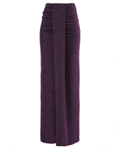 Gaelle Paris Maxi Skirts - Purple