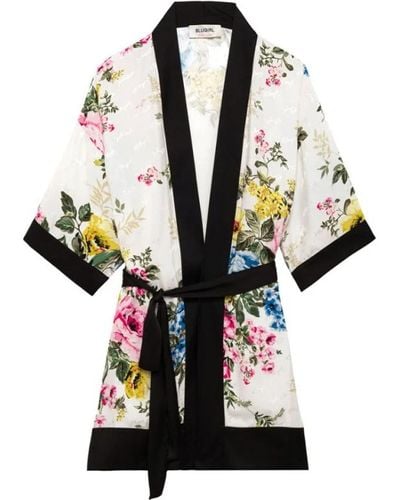 Blugirl Blumarine Kimono in raso - Nero