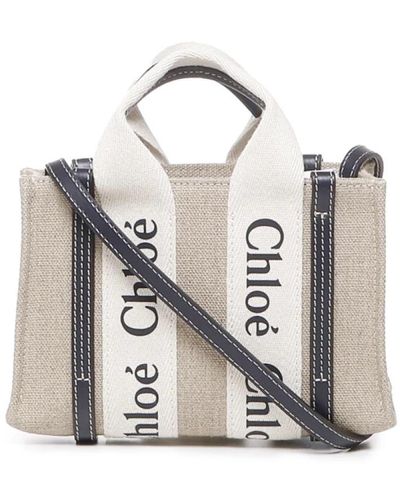 Chloé Tote Bags - Metallic
