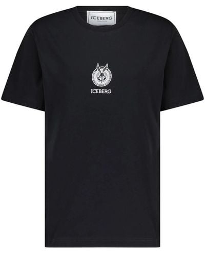 Iceberg T-shirt con stampa looney tunes - Nero