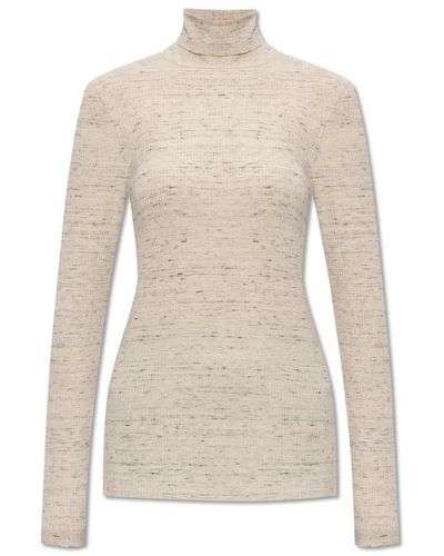 By Malene Birger Knitwear > turtlenecks - Blanc