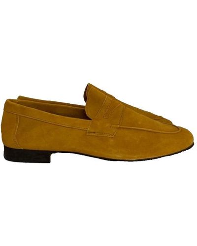 Antica Cuoieria Shoes > flats > loafers - Jaune
