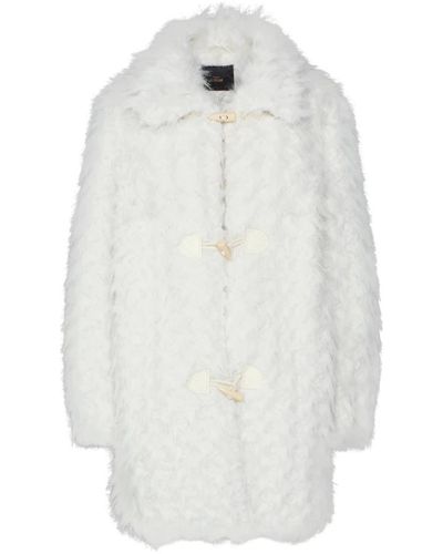 Twin Set Jackets > faux fur & shearling jackets - Blanc