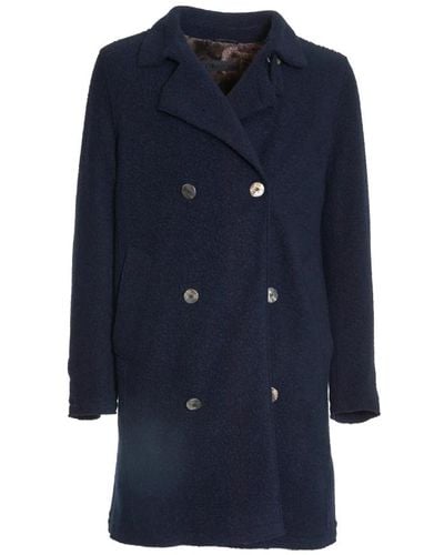 Gimo's Coats > double-breasted coats - Bleu