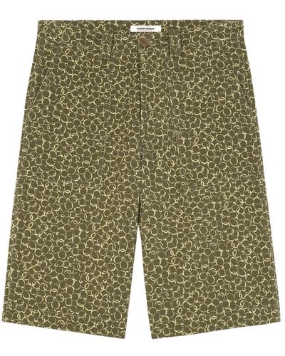 Maison Kitsuné Shorts > casual shorts - Vert