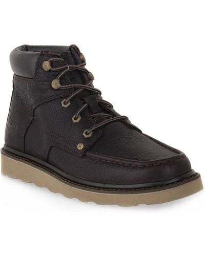 Caterpillar Lace-Up Boots - Black