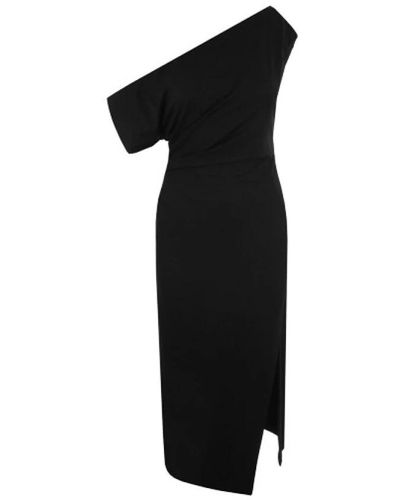 Del Core Midi Dresses - Black