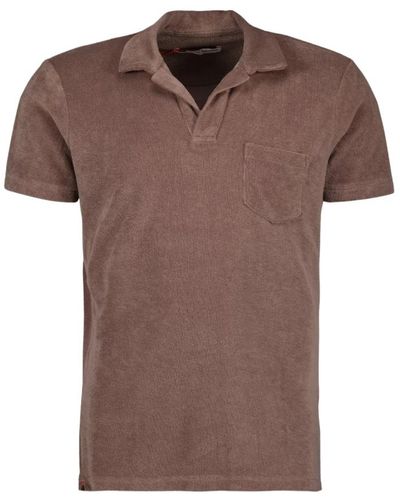 Orlebar Brown Polo camicie - Marrone