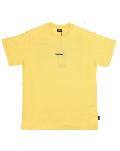 Propaganda Rippen schlangen t-shirt aurora - Gelb