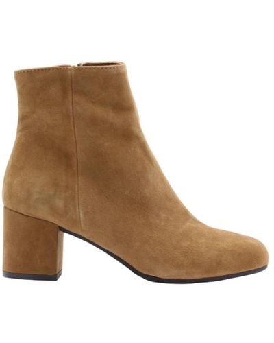 DONNA LEI Shoes > boots > heeled boots - Marron