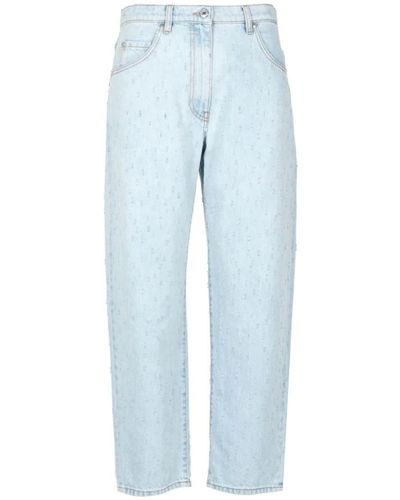 MSGM Jeans > loose-fit jeans - Bleu