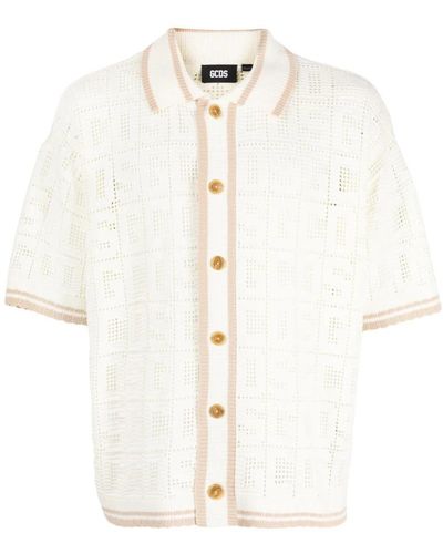 Gcds Short Sleeve Shirts - White