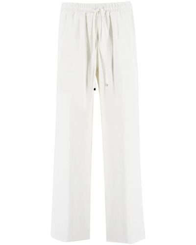 Kiton Wide Trousers - White