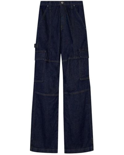 Jonathan Simkhai Wide Trousers - Blue