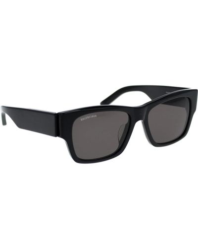 Balenciaga Ikonoische sonnenbrille für frauen - Schwarz