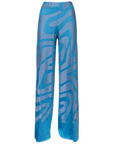 Circus Hotel Trousers > wide trousers - Bleu