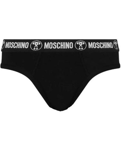 Moschino Winter 2023/24 iconic jersey stretch slip - Schwarz