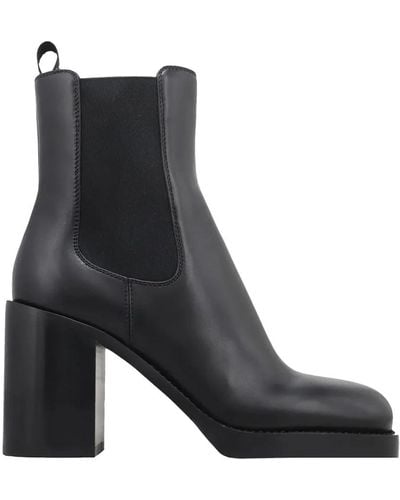 Prada Heeled Boots - Black