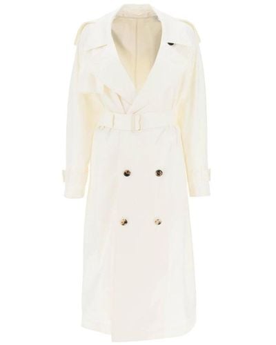 Burberry Trench Coats - White