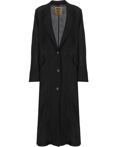 Uma Wang Single-Breasted Coats - Black