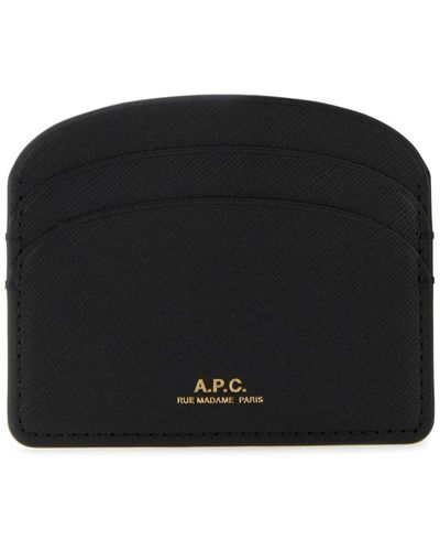 A.P.C. Wallets & Cardholders - Black