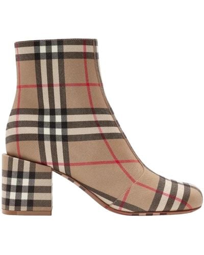 Burberry Heeled Boots - Brown