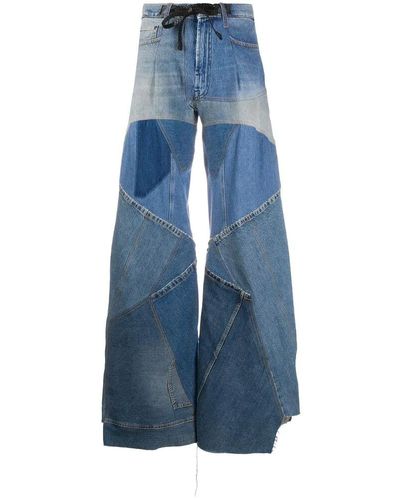 Tom Ford Jeans im Patchwork-Look - Blau