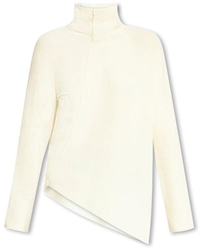 AllSaints Suéter de cuello alto lock - Blanco