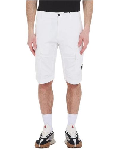 C.P. Company Cargo bermuda shorts mit linse - Weiß