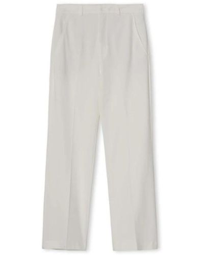 GRAUMANN Cropped pantaloni - Bianco