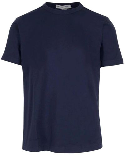 Comme des Garçons Basis Navy T-Shirt - Blau