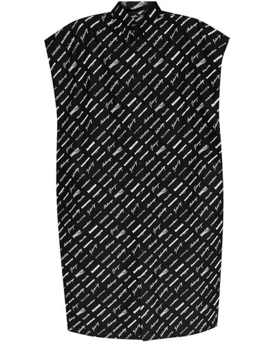 Balenciaga Sleeveless dress - Negro
