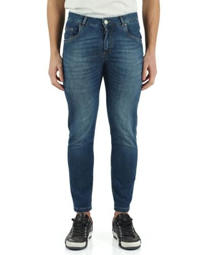 Ciesse Piumini Pantalone jeans cinque tasche rocco - Blu