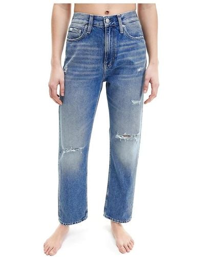 Calvin Klein Straight leg jeans - Blu