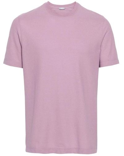 Zanone T-Shirts - Purple