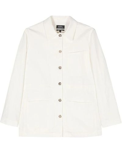 A.P.C. Light jackets - Weiß