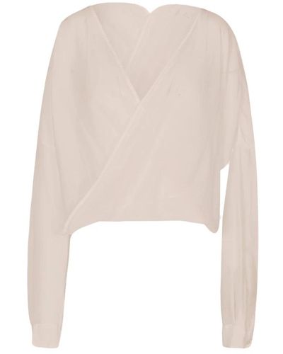 Jucca Stilvolle bluse mit einzigartigem design - Weiß