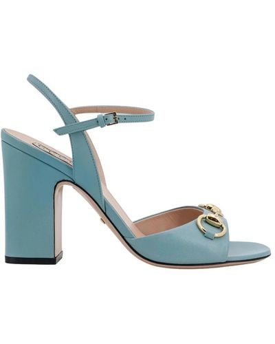 Gucci High Heel Sandals - Blue