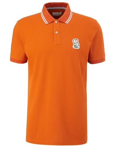 S.oliver Poloshirt kurzarm regular fit - Orange