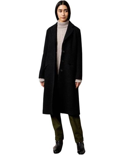 Massimo Alba Coats > single-breasted coats - Noir