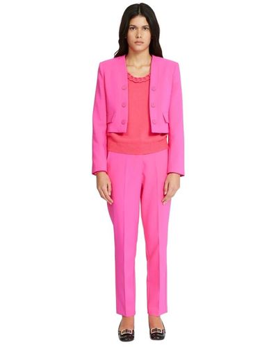 Silvian Heach Crop Blazer Jacke - Pink