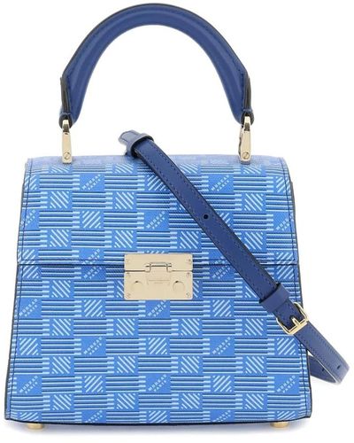Moreau Paris Mune bb handtasche mit moreaunette-muster - Blau