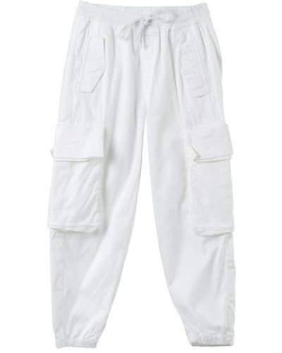 AG Jeans Cargo high-rise pantalones - Blanco