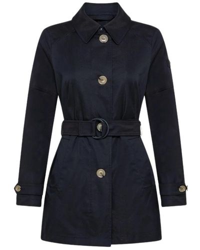 Peuterey Trench Coats - Blue
