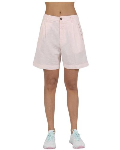 White Sand Casual Shorts - Pink