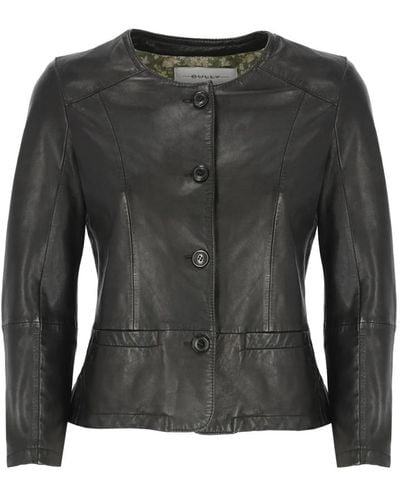 Bully Leather Jackets - Black