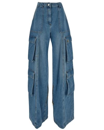 Elisabetta Franchi Loose-fit jeans - Blau